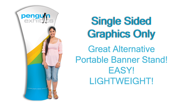 Arc Fabric Stand - Single Side Graphics 