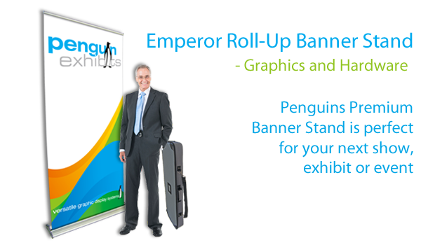 Emperor Roll-Up Banner Stand - Hardware and Graphics