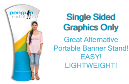 Arc Fabric Stand - Single Side Graphics 