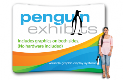 10ft Curve Graphics double-sided