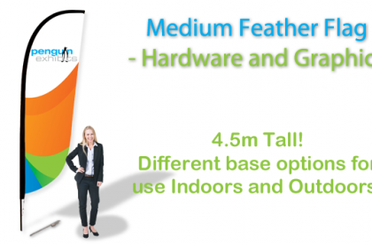 Medium Feather Flag - Hardware and Graphics (single-side)