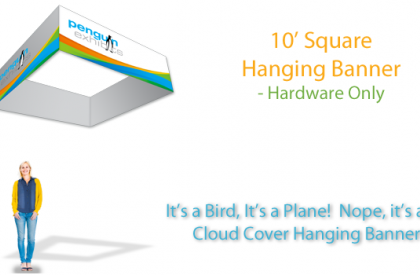 10' Square Cloud Cover - Hardware  Only